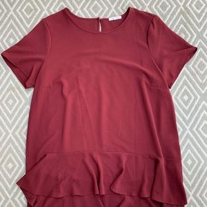 Pleione peplum top size XL